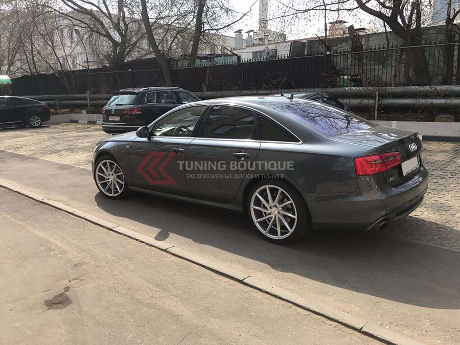 Audi A6 на 19" дисках Vossen CVT Silver фото 2